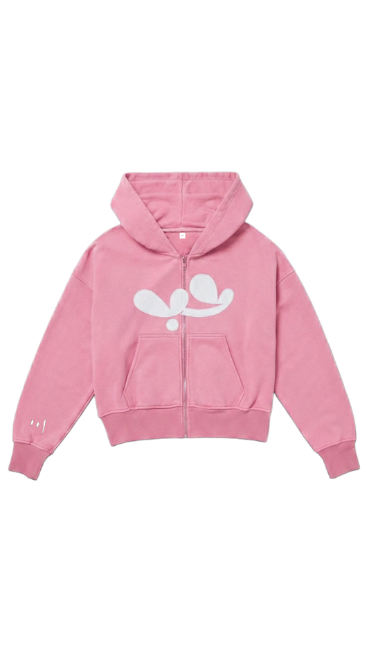 PINK LOVE ZIP UP